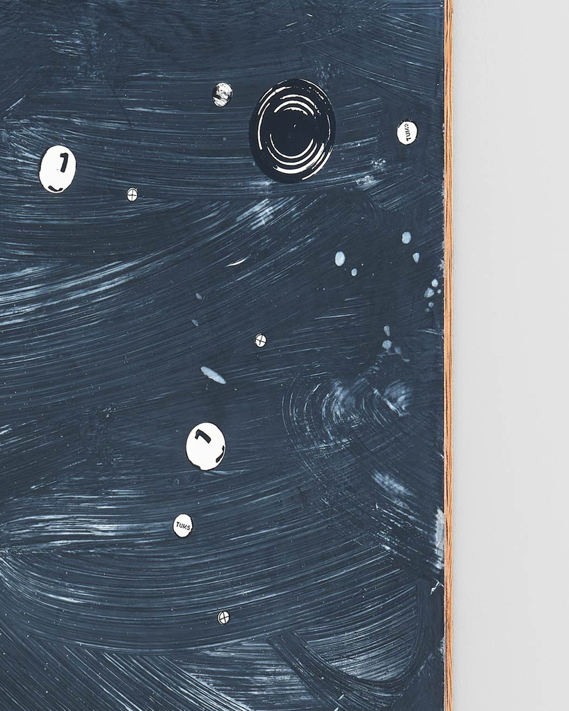 Venetian plaster and enamel on plywood, 2022